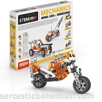 Engino Discovering STEM Mechanics Wheels Axles and Inclined Planes | 14 Working Models | Illustrated Instruction Manual | Theory & Facts | Experimental Activities | STEM Construction Kit B01D37OR0A